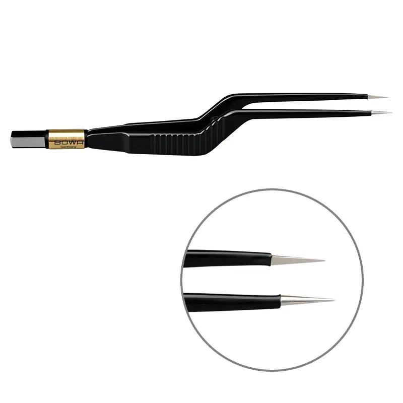 Біполярний пінцет, антипригарний, штикоподібний, 160 мм, 0.3 мм. BOWA-electronic GmbH & Co. KG